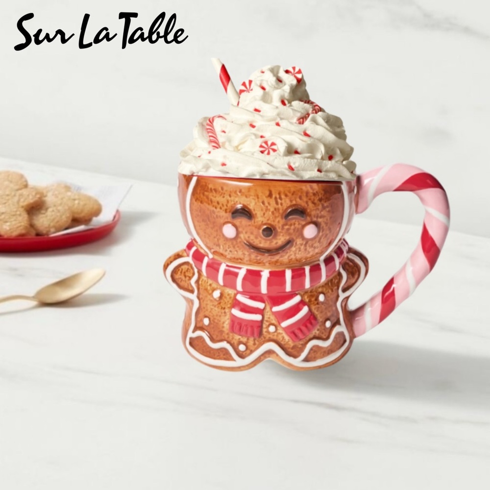 Sur La Table Figural Gingerbread Mug